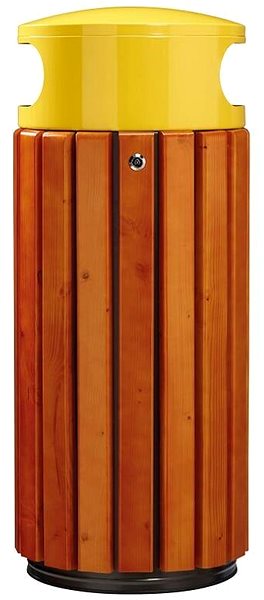 Rubbish Bin Rossignol Zeno 57884 outdoor waste bin 60 l ...