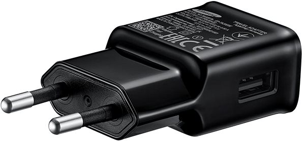 Netzladegerät Samsung EP-TA20EW USB-C schwarz Seitlicher Anblick