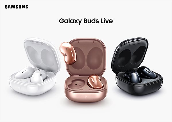 Wireless Headphones Samsung Galaxy Buds Live Black Lifestyle