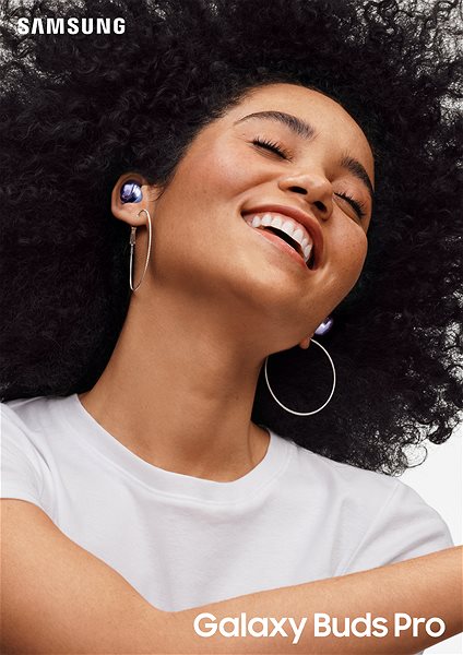 Vezeték nélküli fül-/fejhallgató Samsung Galaxy Buds Pro Violet Lifestyle