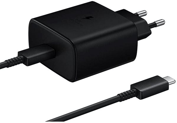 AC Adapter Samsung Charger with Fast Charging Support (45W) Black Features/technology