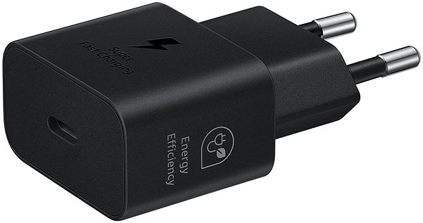 Wall Charger Samsung Travel Charger USB-C 25W + USB-C Data Cable Black (Bulk) ...
