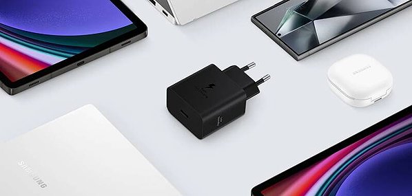 Töltő adapter Samsung 60W töltőfej - fekete ...