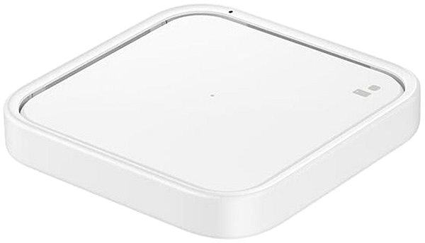 Kabelloses Ladegerät Samsung Wireless Charging Pad (15 Watt) - weiß - ohne Kabel Seitlicher Anblick
