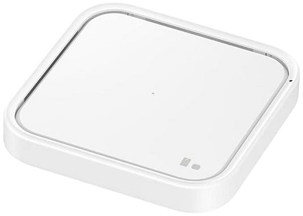 Kabelloses Ladegerät Samsung Wireless Charging Pad (15 Watt) - weiß - ohne Kabel Seitlicher Anblick