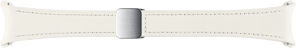 Armband Samsung Eco Leder Hybridband mit Faltschließe (Größe S/M) cremefarben ...