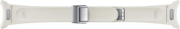 Armband Samsung Eco Leder Hybridband mit Faltschließe (Größe S/M) cremefarben ...