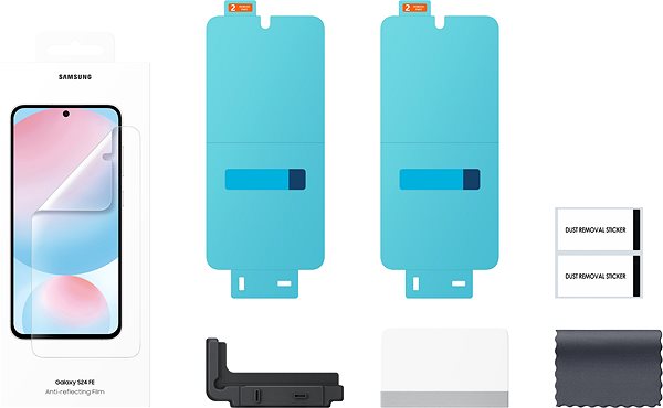 Schutzfolie Samsung Galaxy S24 FE A/R Displayschutzfolie Transparenz ...