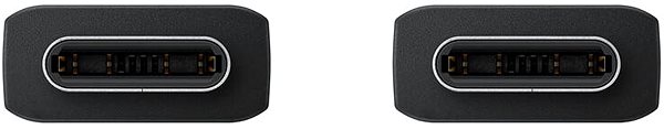 Adatkábel Samsung USB-C, 3A, 1,8m, fekete Csatlakozási lehetőségek (portok)
