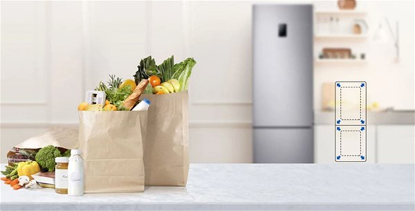 Refrigerator SAMSUNG RB37J544VSL/EF Lifestyle