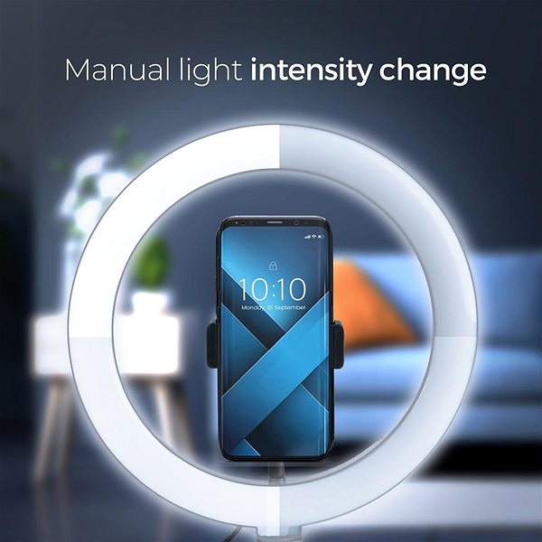 Svetlo na fotenie MG Selfie Ring Fill kruhové RGB LED svetlo 12