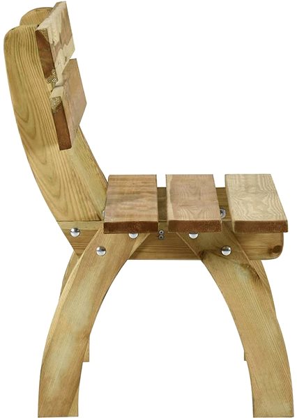 Záhradná lavička Záhradná lavica 110 cm impregnované borové drevo, 318400 ...