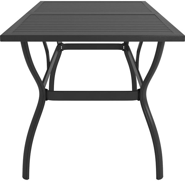 Záhradný stôl Záhradný stôl antracitový 140 × 80 × 72 cm oceľ, 312169 ...