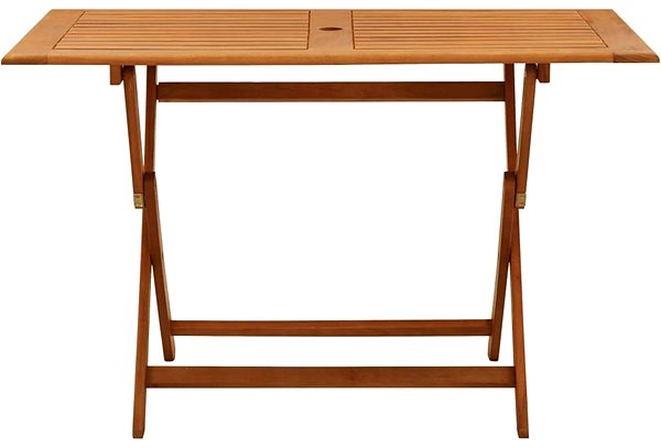 Záhradný stôl Skladací záhradný stôl 120 × 70 × 75 cm masívne eukalyptové drevo, 312453 ...