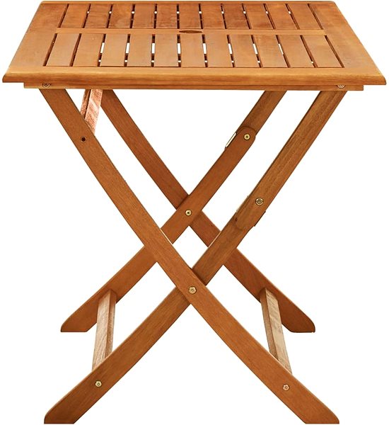 Záhradný stôl Skladací záhradný stôl 120 × 70 × 75 cm masívne eukalyptové drevo, 312453 ...