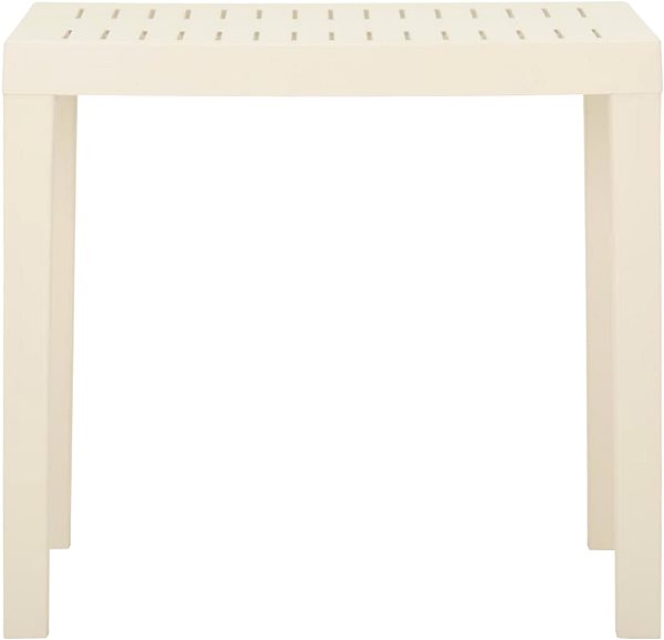 Záhradný stôl Záhradný stôl biely 79 × 65 × 72 cm plast, 315842 ...