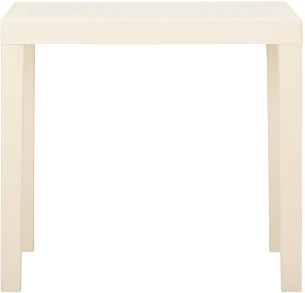 Záhradný stôl Záhradný stôl biely 79 × 65 × 72 cm plast, 315844 ...
