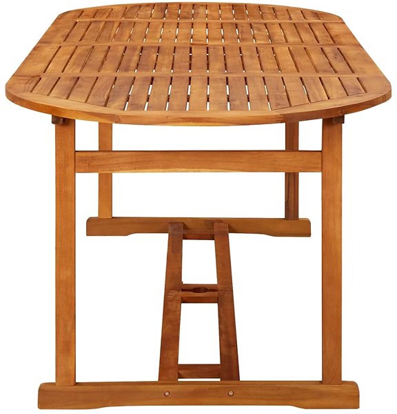 Záhradný stôl Záhradný jedálenský stôl 220 × 90 × 75 cm masívne akáciové drevo, 315949 ...