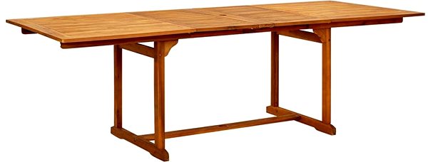 Záhradný stôl Záhradný jedálenský stôl (160 – 240) × 100 × 75 cm masívna akácia, 316566 ...