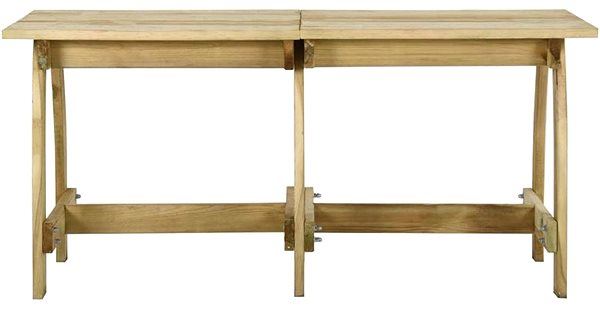 Záhradný stôl Záhradný stôl 160 × 74 × 75 cm impregnované borovicové drevo, 318404 ...