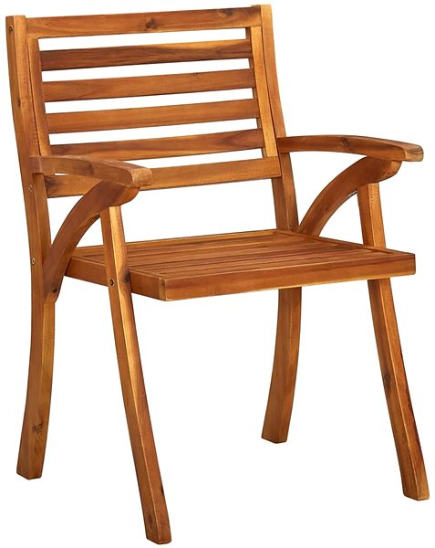 Záhradná stolička Záhradná jedálenská stolička s poduškami 2 ks masívne akáciové drevo, 3060855 ...