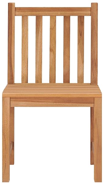 Záhradná stolička Záhradná stolička 2 ks masívne teakové drevo, 315611 ...
