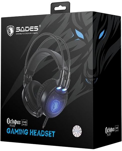 Gaming Headphones Sades Oculus Plus SA-912 Packaging/box
