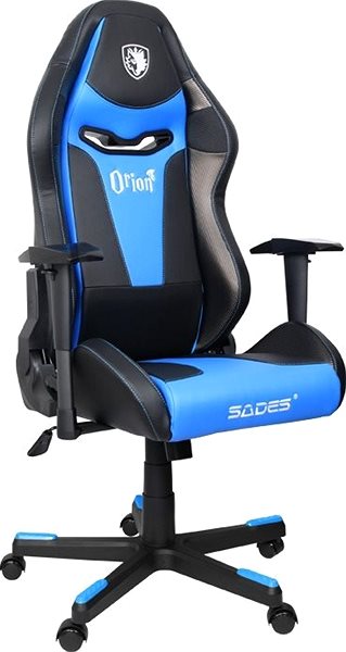 Gaming Chair Sades Orion Blue Lateral view