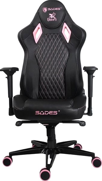 Gamer szék Sades Pegasus Pink Képernyő