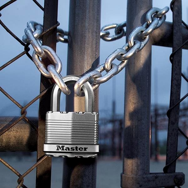 Visiaci zámok Master Lock Titanový visiaci zámok M5EURDCC Excell 50 mm ...