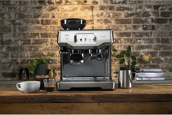 Lever Coffee Machine SAGE SES880BSS Espresso Lifestyle