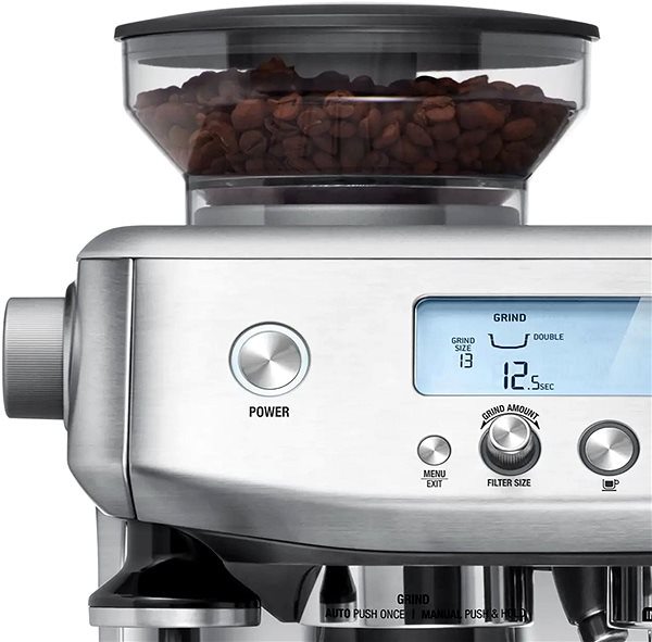 Pákový kávovar SAGE SES878BST Espresso Black StainSteel Vlastnosti/technológia