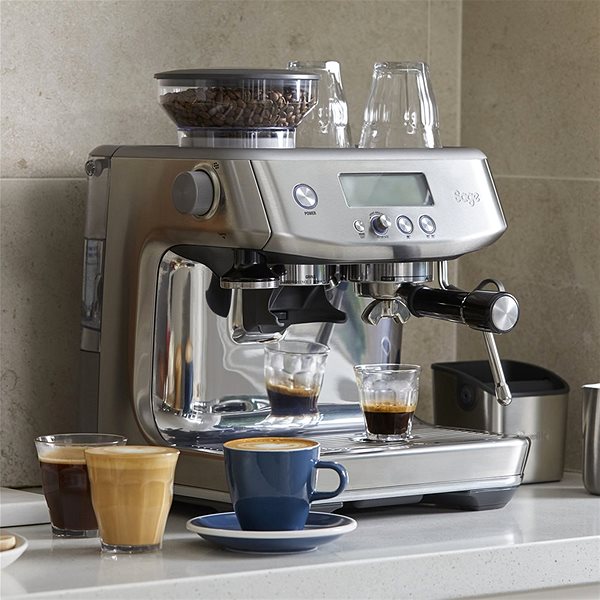 Lever Coffee Machine SAGE Espresso SES878BSS Lifestyle