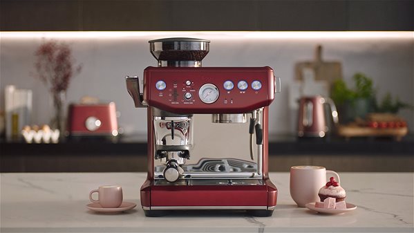 Pákový kávovar SAGE SES876RVC RED Espresso ...