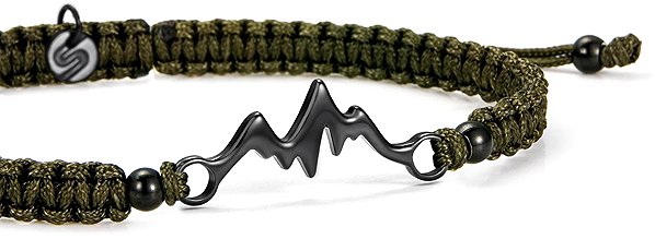 Sailbrace Braided Bracelet Camo Mountain.