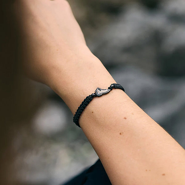 Sailbrace Night Black Explorer Braided Bracelet.