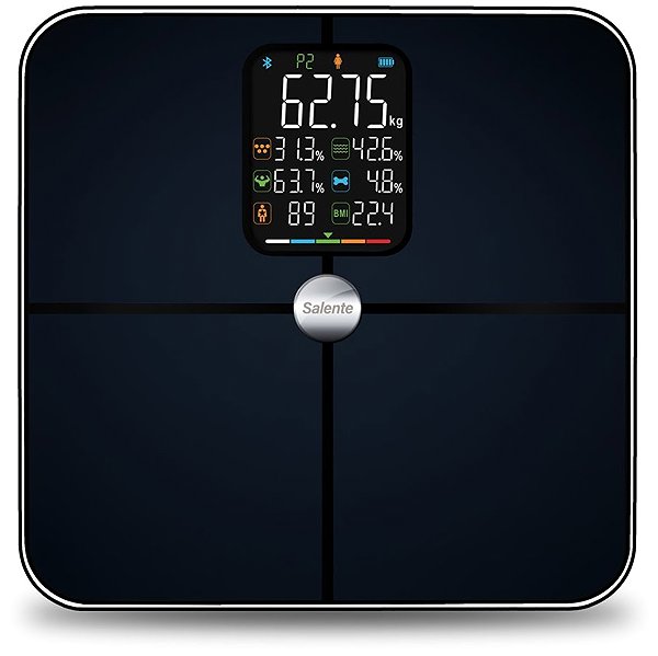 Bathroom Scale Salente BodyFit black ...
