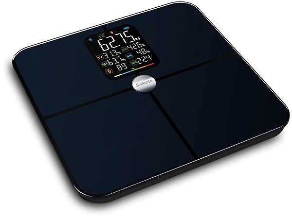 Bathroom Scale Salente BodyFit black ...