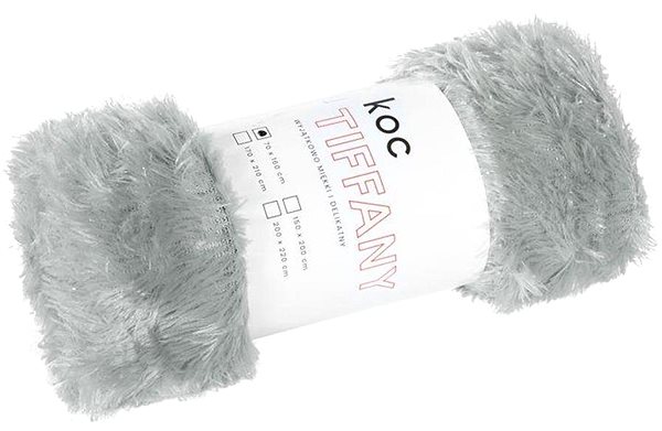 Deka EUROFIRANY Tiffany D91 150 × 200 cm strieborná ...
