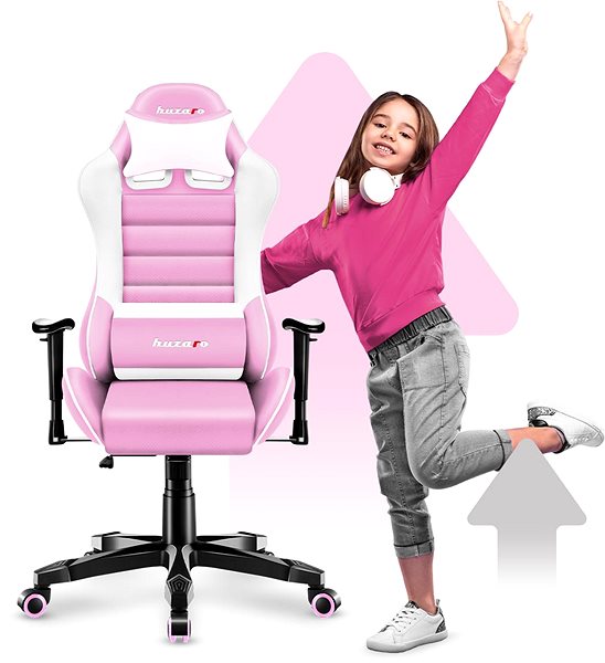 Herná stolička Huzaro Detská Herná stolička HZ-Ranger 6.0, ružová ...