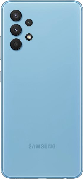 Handy Samsung Galaxy A32 blau Rückseite