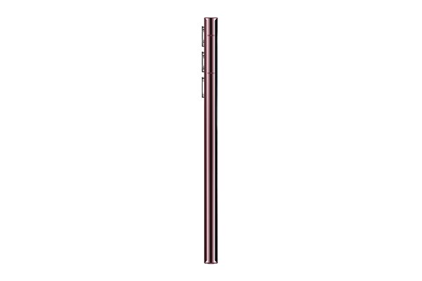 Mobile Phone Samsung Galaxy S22 Ultra 5G 128GB Burgundy Lateral view