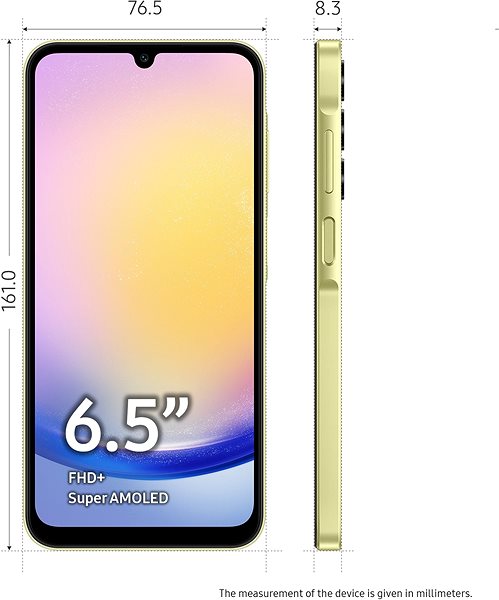 Mobile Phone Samsung Galaxy A25 5G 8GB/256GB yellow ...