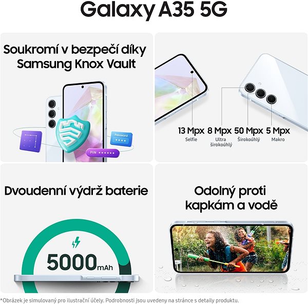 Mobile Phone Samsung Galaxy A35 5G 6GB/128GB yellow ...