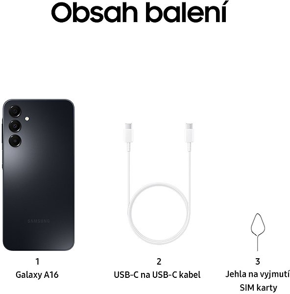 Mobilní telefon Samsung Galaxy A16 LTE 4GB/128GB Black ...