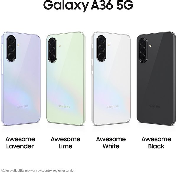 Mobile Phone Samsung Galaxy A36 6GB/128GB Awesome Black - Enterprise edition ...