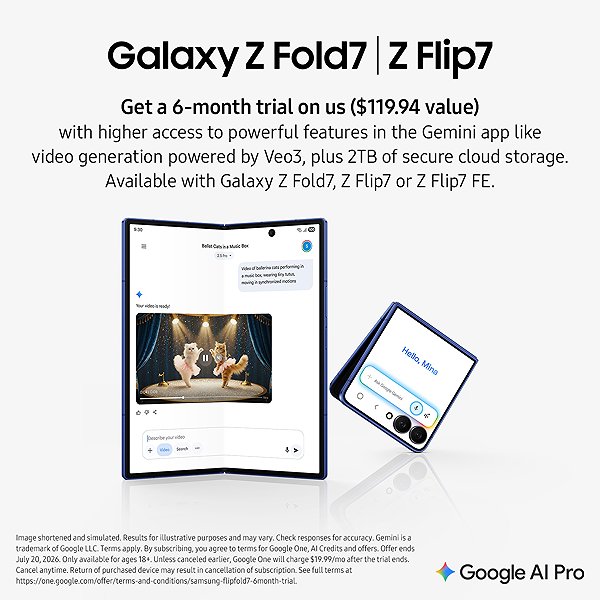 Mobile Phone Samsung Galaxy Z Fold7 12GB/512GB Silver Shadow ...