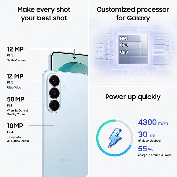 Mobile Phone Samsung Galaxy S26 12GB/512GB White ...