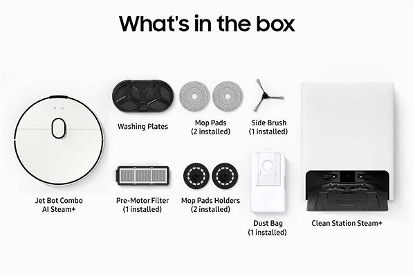 Robot Vacuum Samsung BESPOKE Jet Bot Combo ...