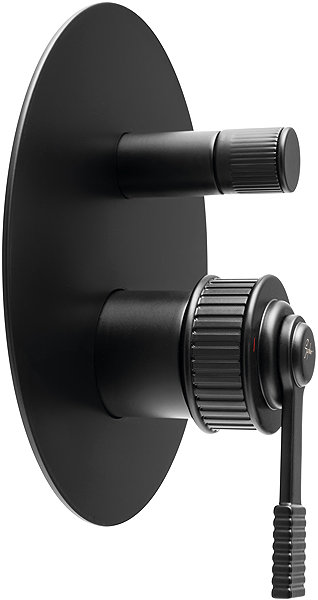 Tap SAPHO VERSI concealed shower mixer, 2 outlets, mat black RV042/15 ...